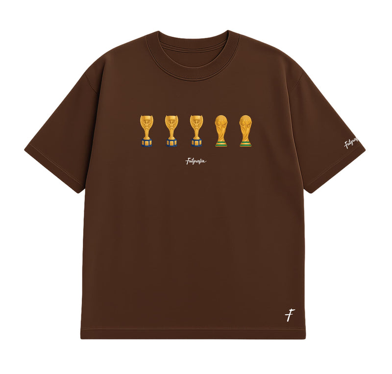 Camiseta Oversized - O Brasil é Penta