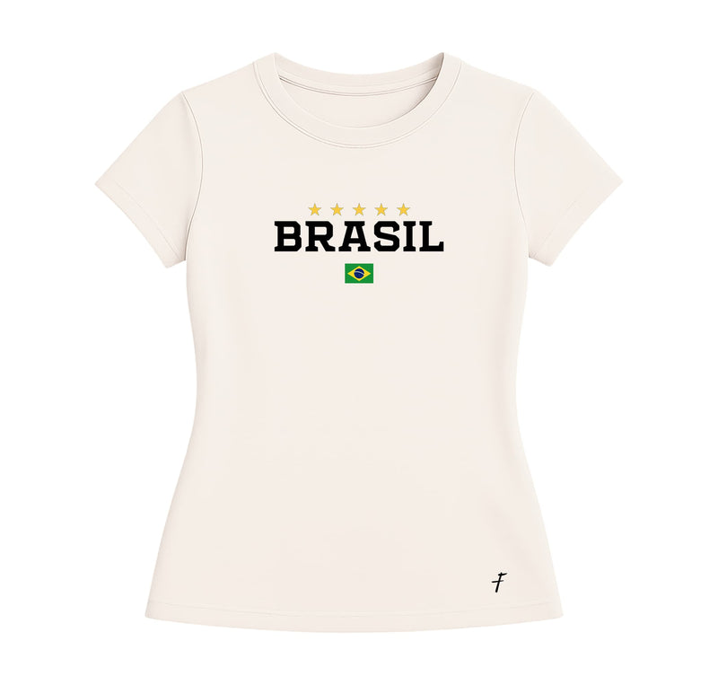 Camiseta Feminina - Brasil