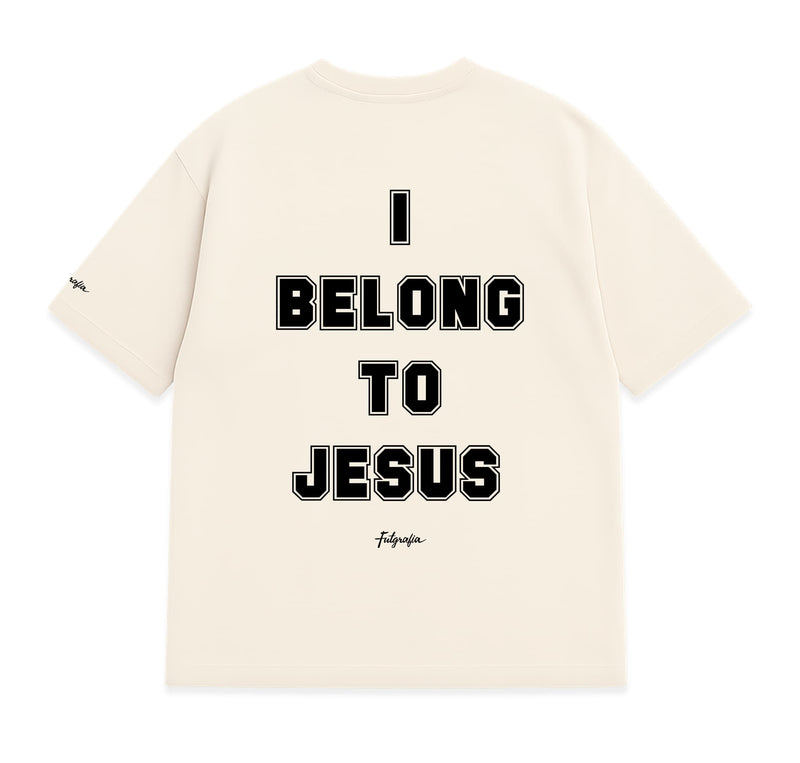 Camiseta Oversized - I Belong to Jesus