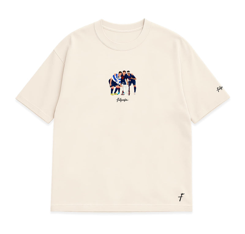 Camiseta Oversized - O Trio MSN - Costas