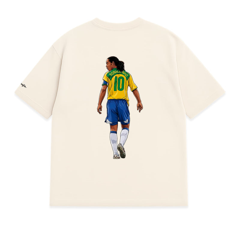 Camiseta Oversized - Magia Canarinho - Costas