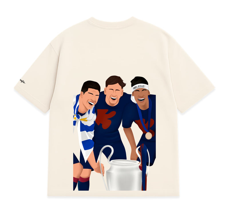 Camiseta Oversized - O Trio MSN - Costas