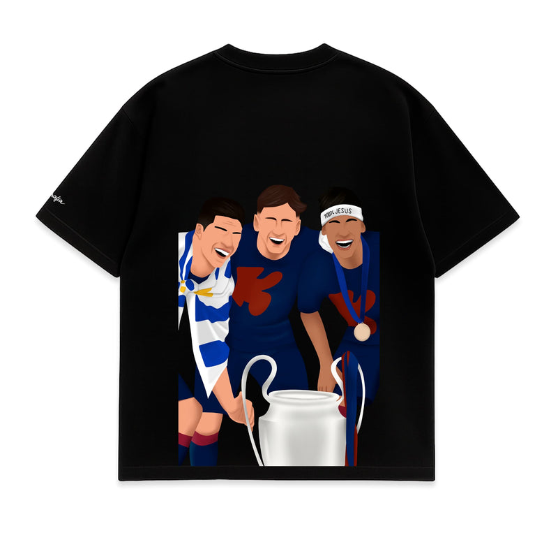 Camiseta Oversized - O Trio MSN - Costas