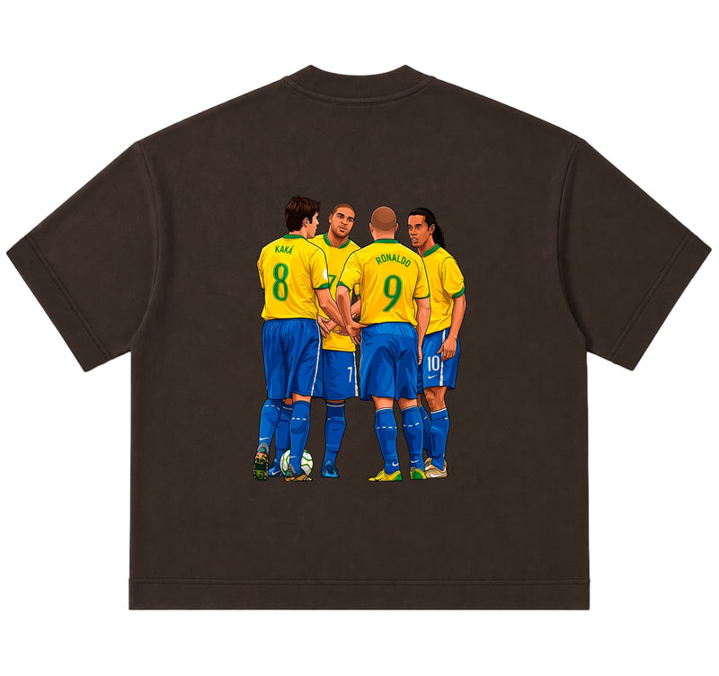 Camiseta Oversized - As 4 Lendas - Costas