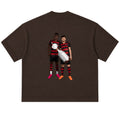 Camiseta Oversized - América Rubro-Negra - Costas