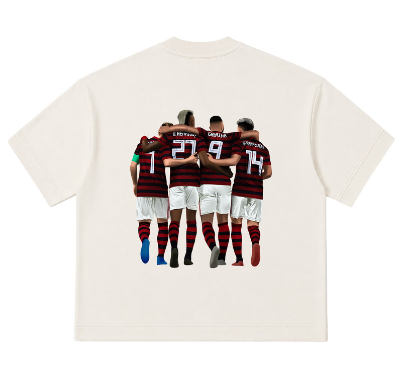 Camiseta Oversized - Quarteto Campeão - Costas