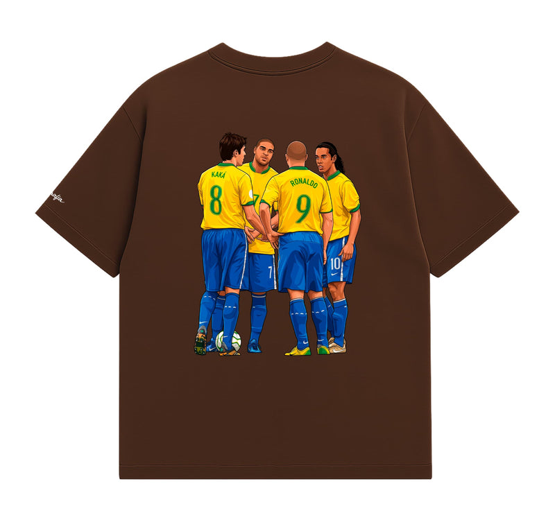 Camiseta Oversized - As 4 Lendas - Costas