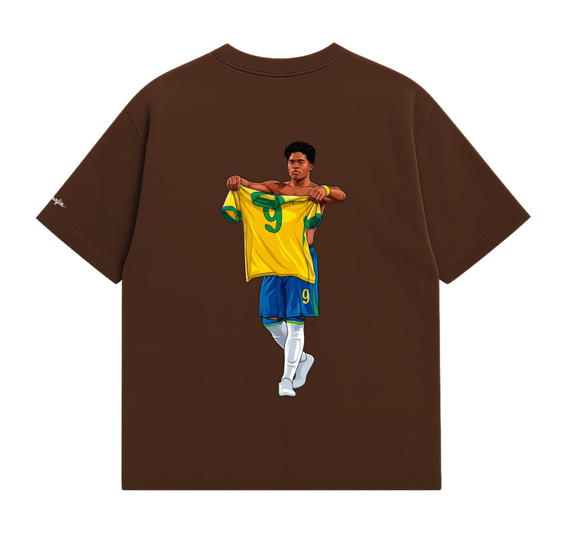 Camiseta Oversized - Aura Canarinho - Costas