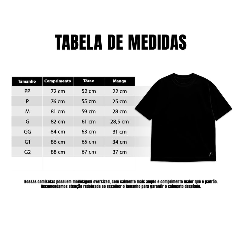 Camiseta Oversized - Que Deus Perdoe...