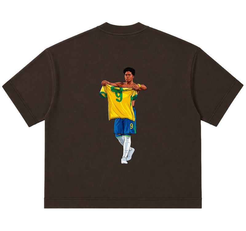 Camiseta Oversized - Aura Canarinho - Costas