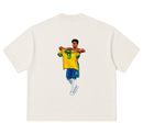 Camiseta Oversized - Aura Canarinho - Costas