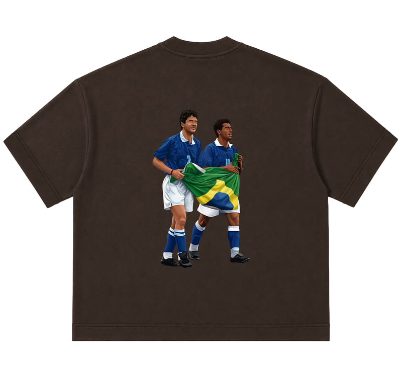 Camiseta Oversized - Dupla do Tetra - Costas
