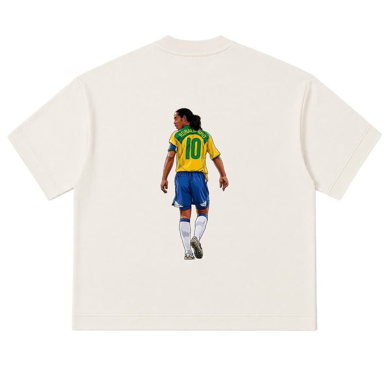 Camiseta Oversized - Magia Canarinho - Costas